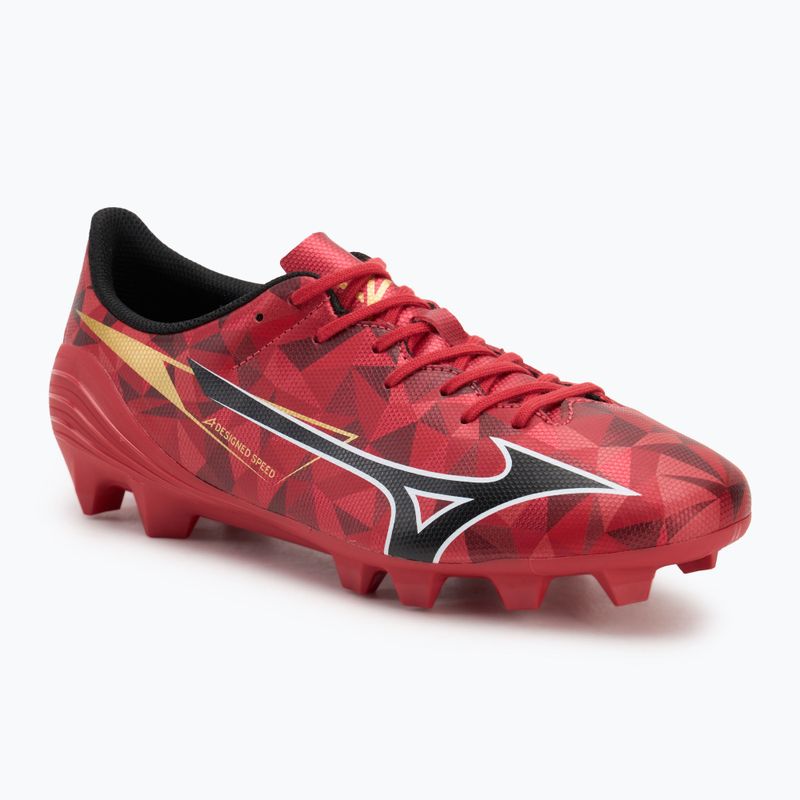 Mizuno α II Select Md morelia 40th red/black/gold football boots