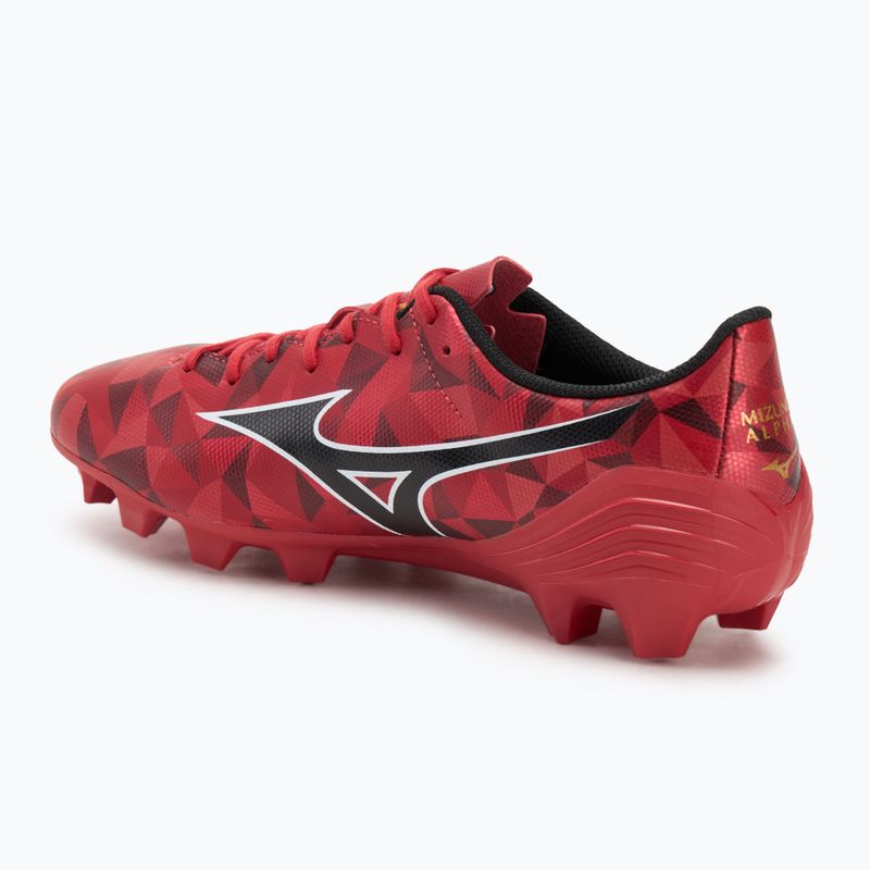 Mizuno α II Select Md morelia 40th red/black/gold football boots 3