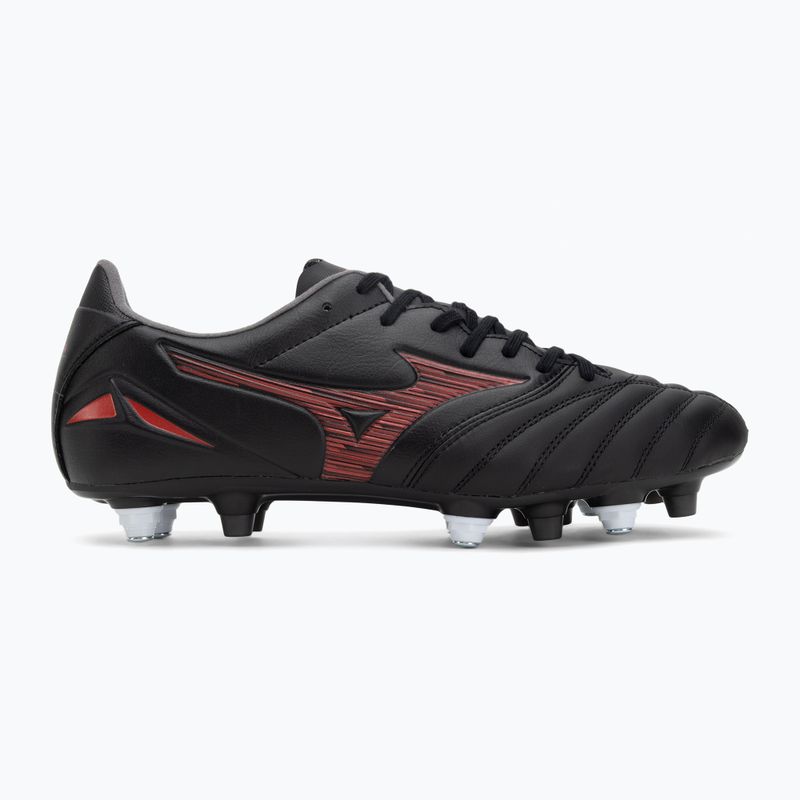 Men's Mizuno Morelia Neo IV Pro Mix black/morelia 40th red/black football boots 2