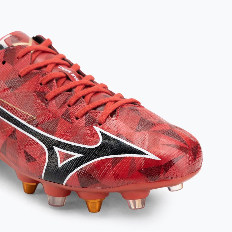 Men's soccer shoes Mizuno α II Japan Mix apricot 40th red/black/gold 7