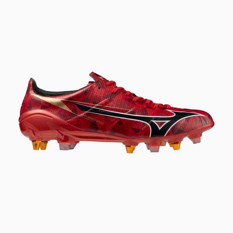 Men's soccer shoes Mizuno α II Japan Mix apricot 40th red/black/gold