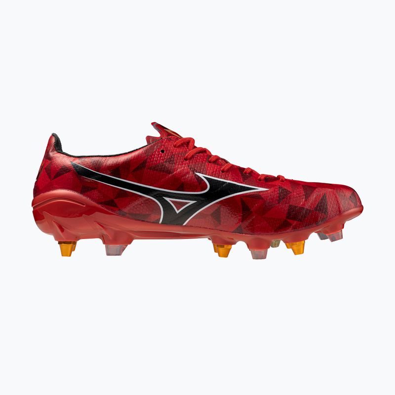 Men's soccer shoes Mizuno α II Japan Mix apricot 40th red/black/gold 2