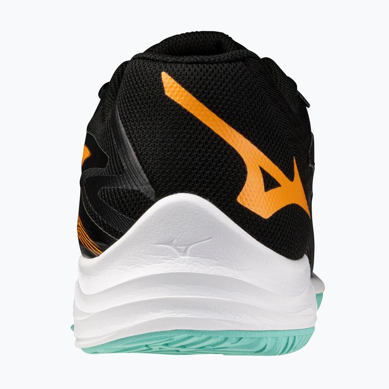 Mizuno Thunder Blade Z volleyball shoes black/tangelo/ice green 3
