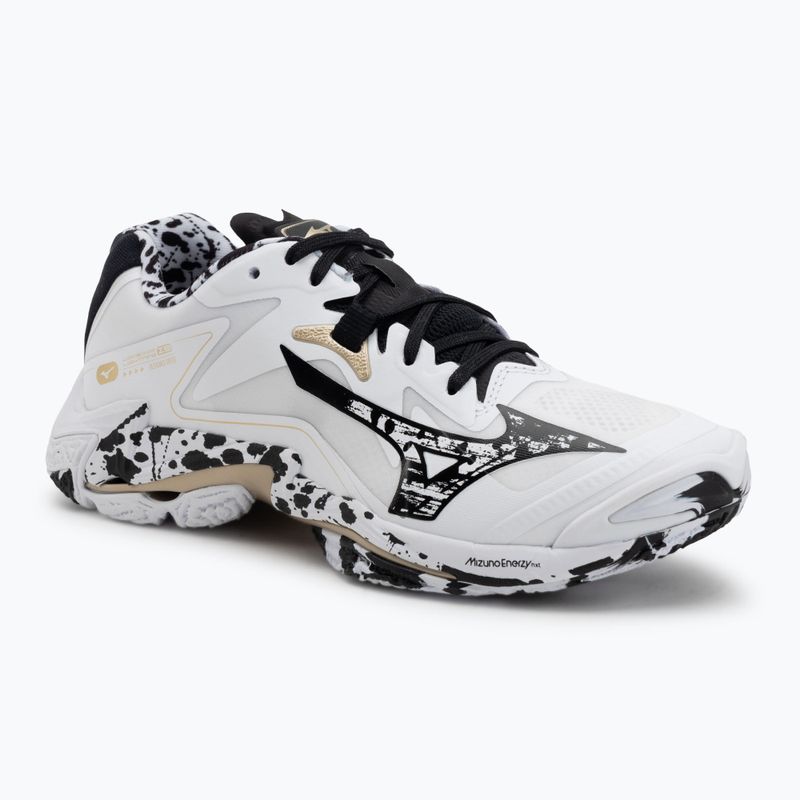 Volleyball shoes Mizuno Wave Lightning Z8 white/black/ge gold