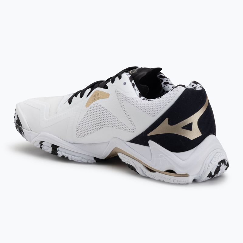 Volleyball shoes Mizuno Wave Lightning Z8 white/black/ge gold 3
