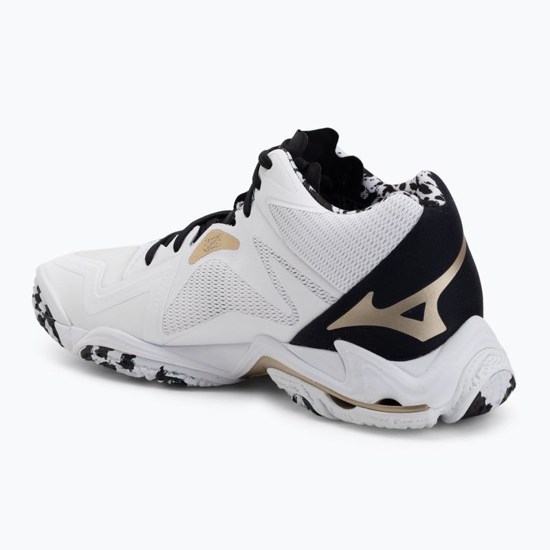 Volleyball shoes Mizuno Wave Lightning Z8 Mid white/black/ge gold 3