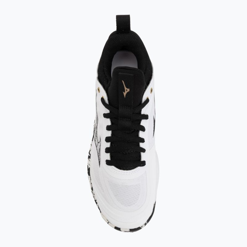 Volleyball shoes Mizuno Wave Luminous 3 white/black/ge gold 5