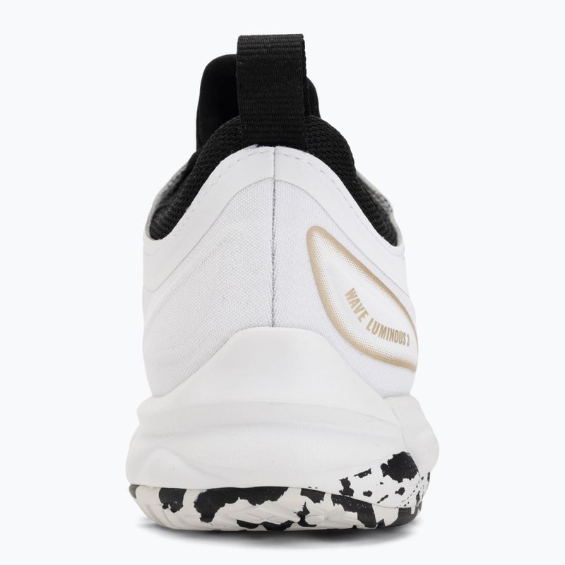 Volleyball shoes Mizuno Wave Luminous 3 white/black/ge gold 6