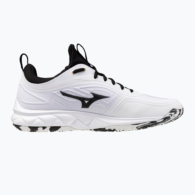 Volleyball shoes Mizuno Wave Luminous 3 white/black/ge gold 2