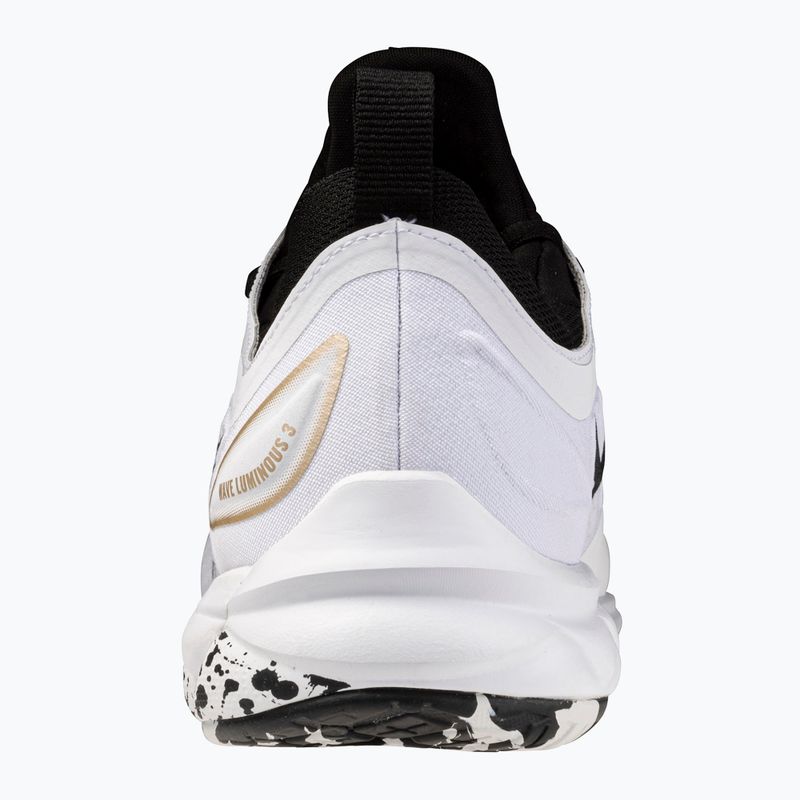 Volleyball shoes Mizuno Wave Luminous 3 white/black/ge gold 3
