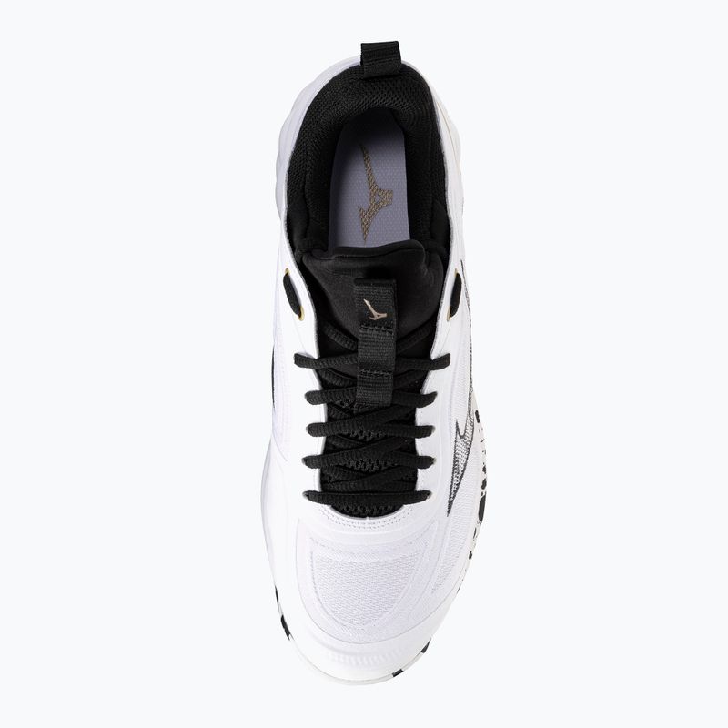Volleyball shoes Mizuno Wave Luminous 3 white/black/ge gold 5