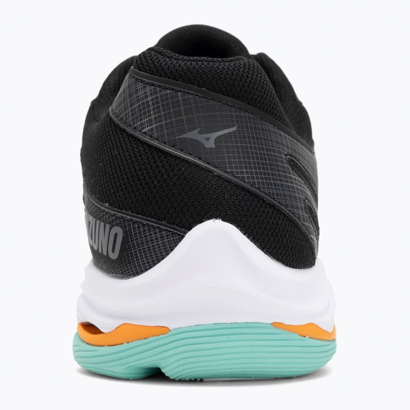 Mizuno Wave Voltage 2 volleyball shoes black/tangelo/ice green 6