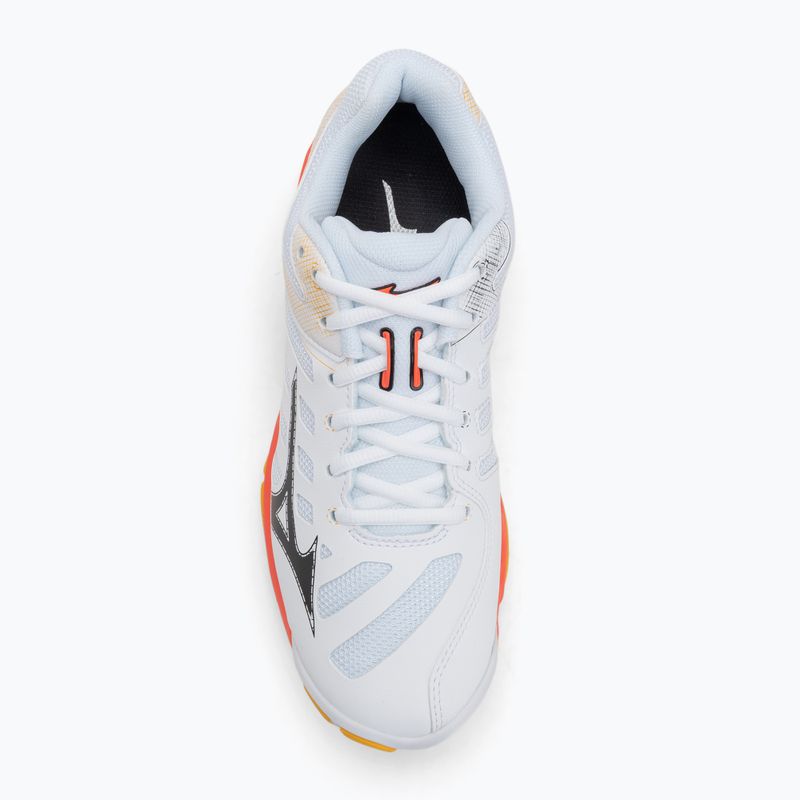 Volleyball shoes Mizuno Wave Voltage 2 white/fiery coral 2/citrus 5