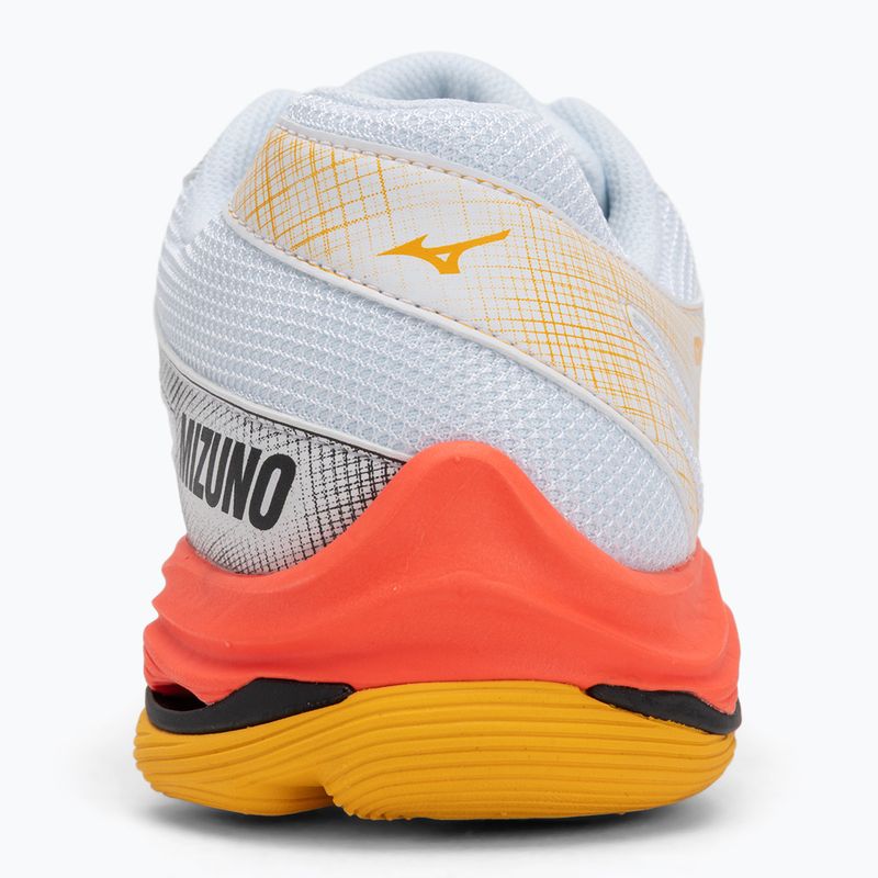 Volleyball shoes Mizuno Wave Voltage 2 white/fiery coral 2/citrus 6