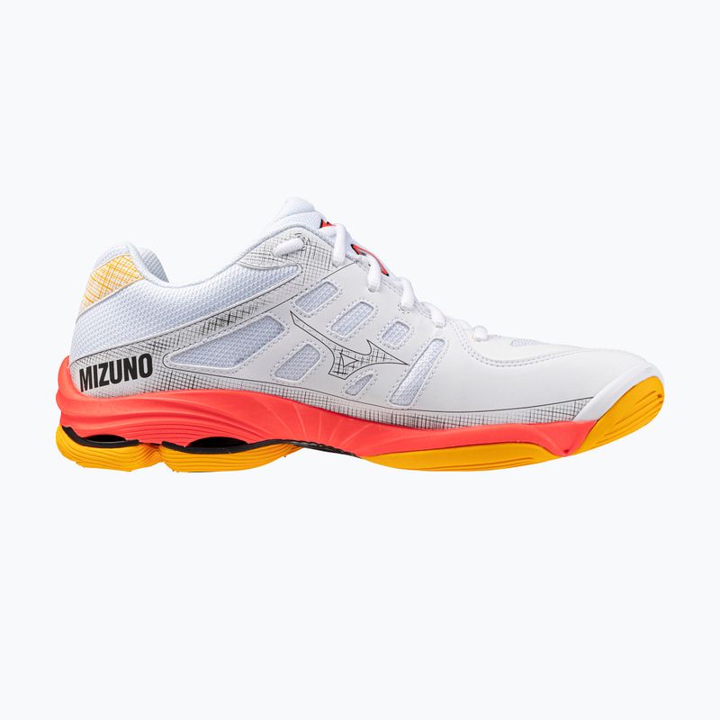 Volleyball shoes Mizuno Wave Voltage 2 white/fiery coral 2/citrus 2