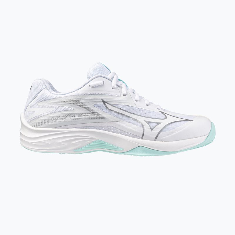 Women's volleyball shoes Mizuno Thunder Blade Z white/blue tint