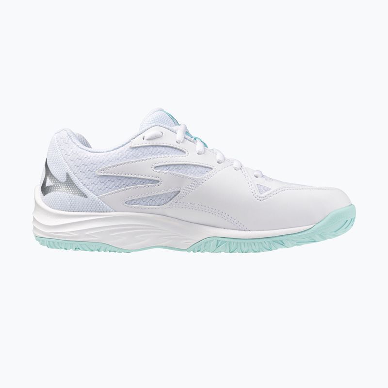 Women's volleyball shoes Mizuno Thunder Blade Z white/blue tint 2