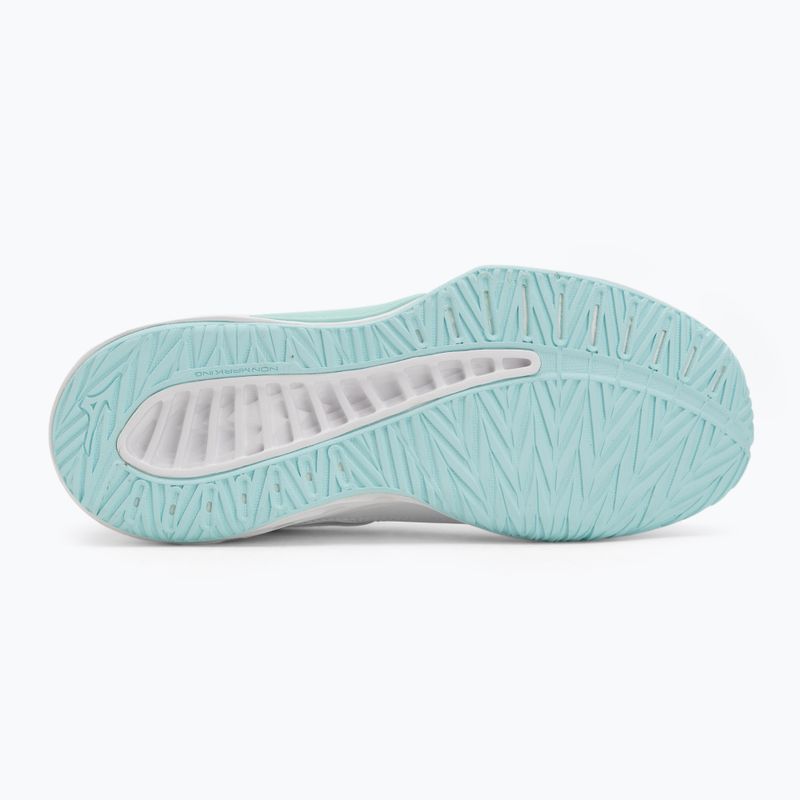 Women's volleyball shoes Mizuno Thunder Blade Z white/blue tint 4