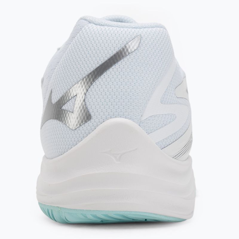 Women's volleyball shoes Mizuno Thunder Blade Z white/blue tint 6