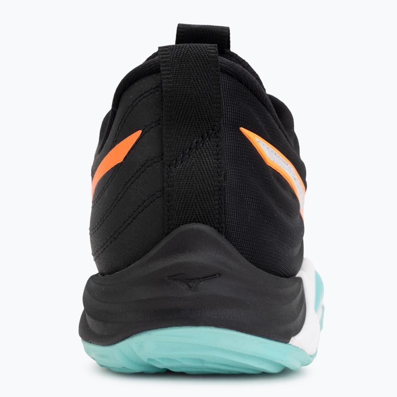 Volleyball shoes Mizuno Wave Momentum Elite black/tangelo/ice green 6