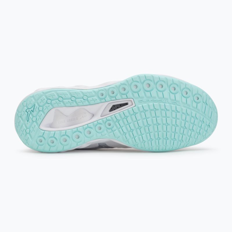 Women's volleyball shoes Mizuno Wave Luminous 3 white/blue tint 4