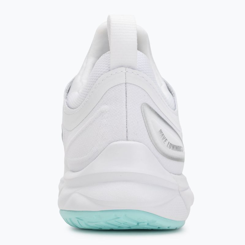 Women's volleyball shoes Mizuno Wave Luminous 3 white/blue tint 6