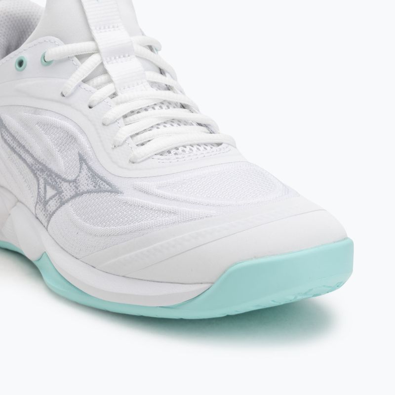 Women's volleyball shoes Mizuno Wave Luminous 3 white/blue tint 7