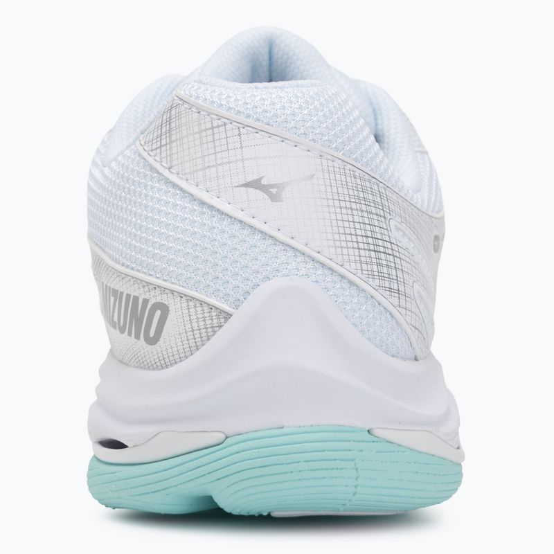 Women's volleyball shoes Mizuno Wave Voltage 2 white/blue tint 6