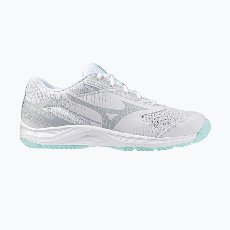 Women's volleyball shoes Mizuno Cyclone Speed 5 white/blue tint