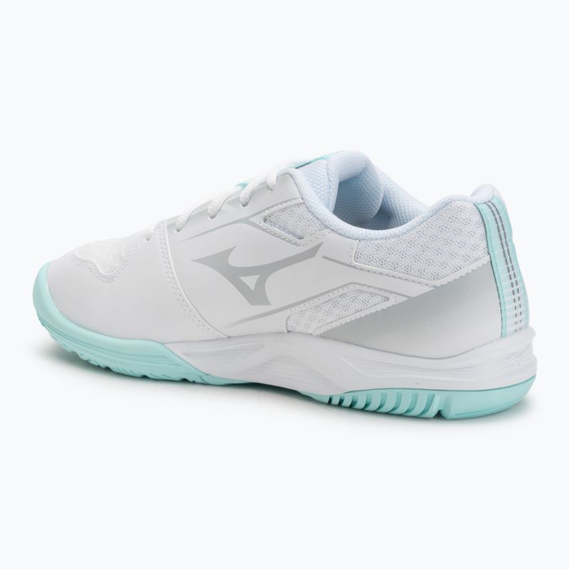 Women's volleyball shoes Mizuno Cyclone Speed 5 white/blue tint 3