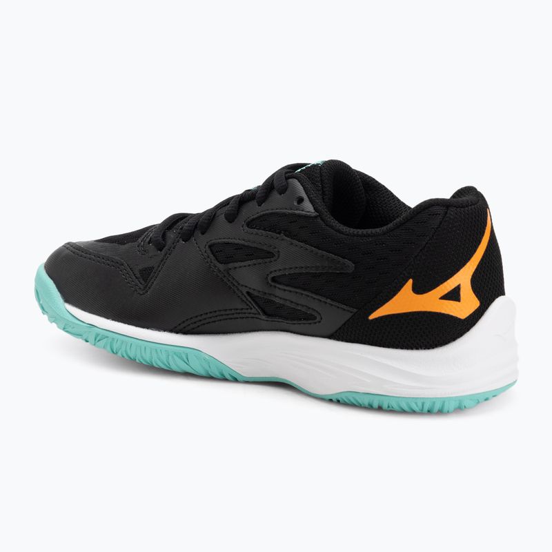 Children's volleyball shoes Mizuno Lightning Star Z7 black/tangelo/ice green 3