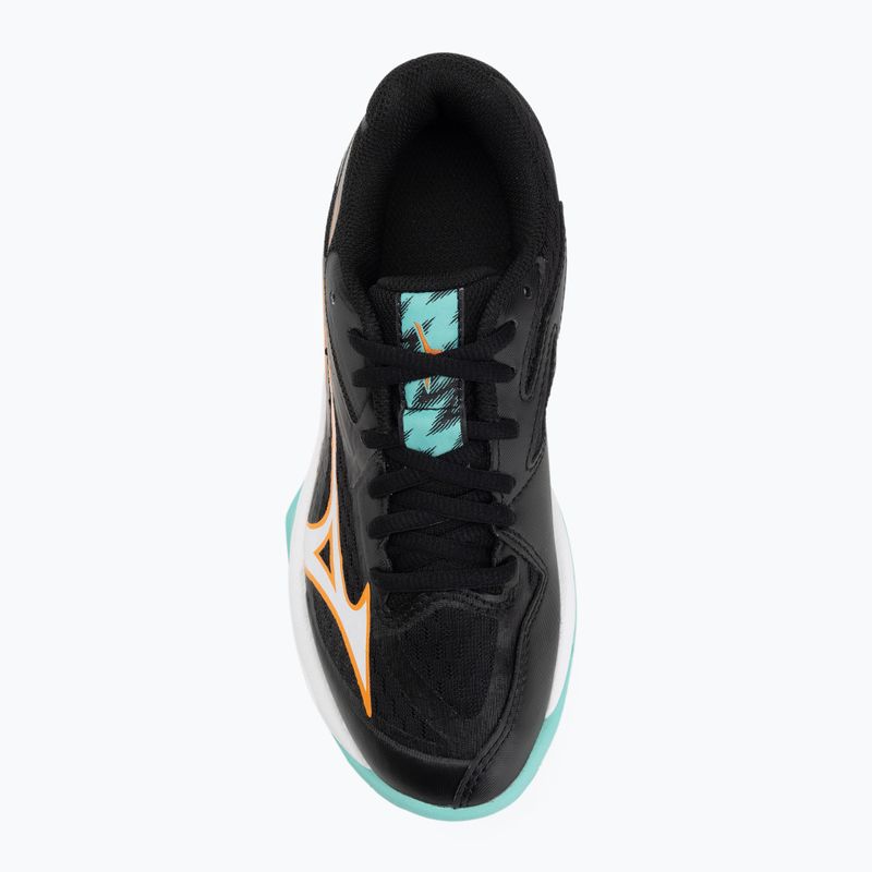Children's volleyball shoes Mizuno Lightning Star Z7 black/tangelo/ice green 5