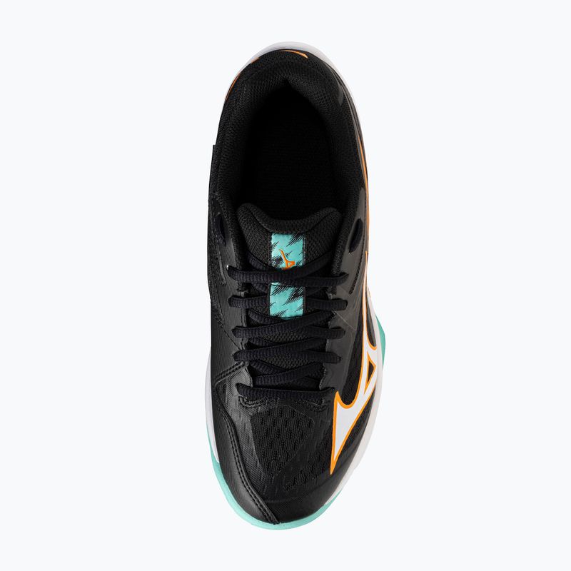 Children's volleyball shoes Mizuno Lightning Star Z7 black/tangelo/ice green 4