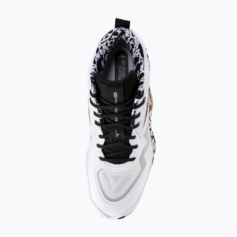 Volleyball shoes Mizuno Wave Momentum Elite Mid white/black/ge gold 12