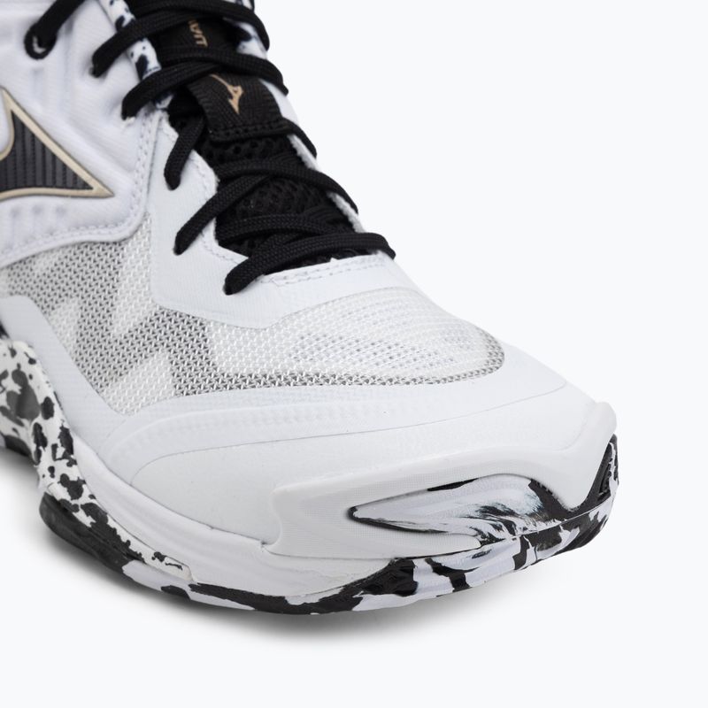 Volleyball shoes Mizuno Wave Momentum Elite Mid white/black/ge gold 7