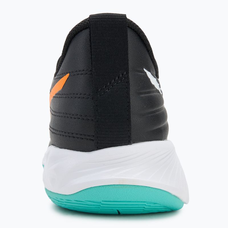 Mizuno Wave Momentum Pro volleyball shoes black/tangelo/ice green 6