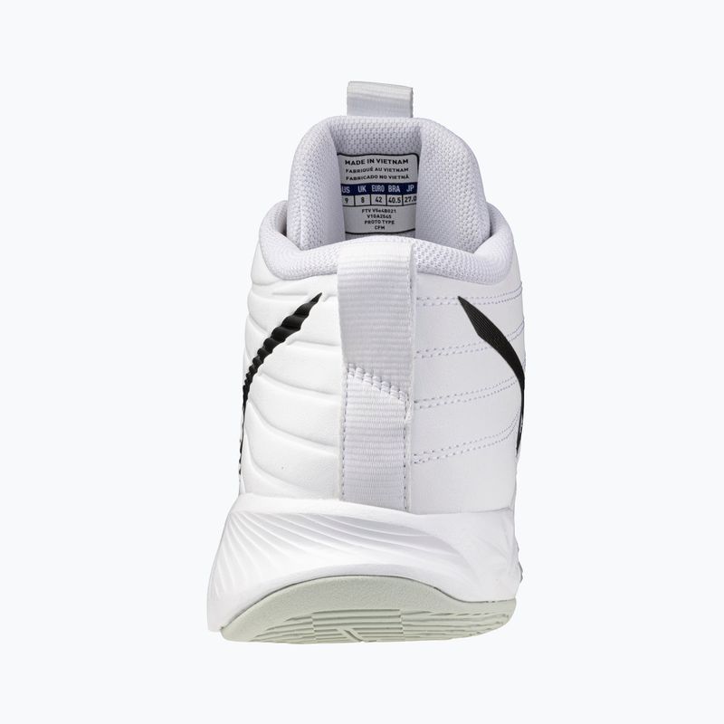 Volleyball shoes Mizuno Wave Momentum Pro Mid white/black/frozen emerald 10