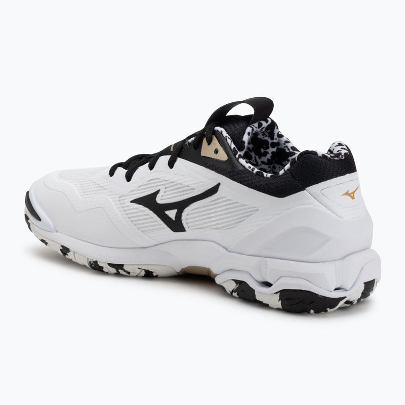 Handball shoes Mizuno Wave Stealth 6 white/black/ge gold 3