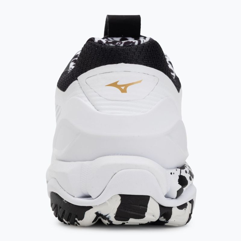 Handball shoes Mizuno Wave Stealth 6 white/black/ge gold 6