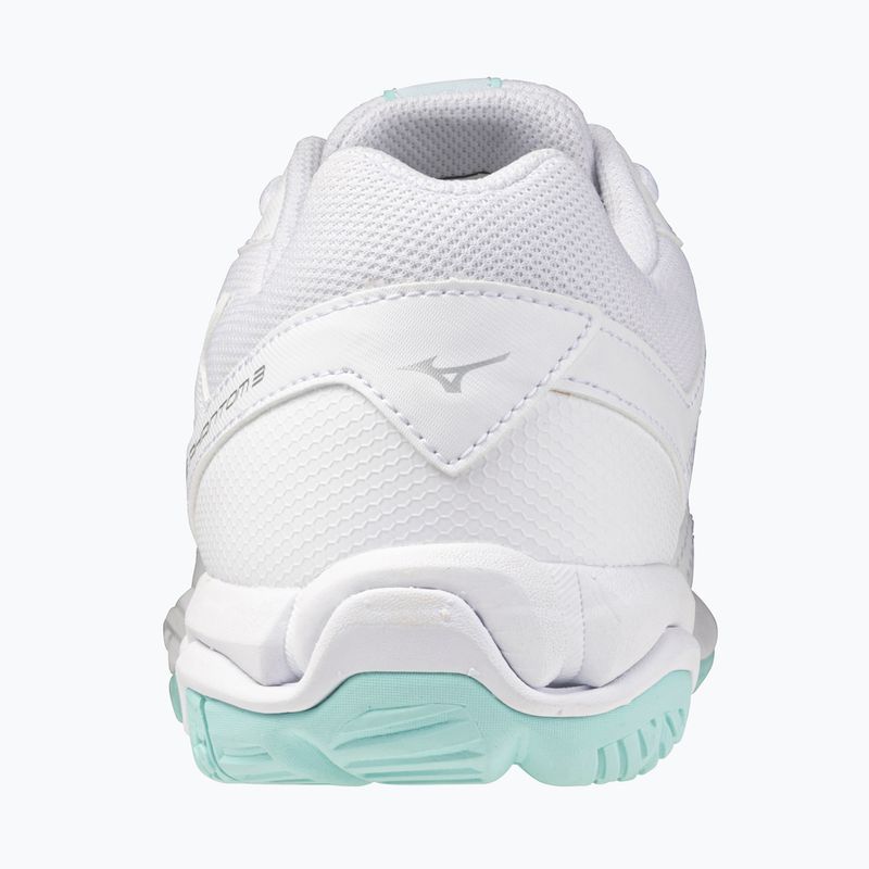 Women's handball shoes Mizuno Wave Phantom 3 white/blue tint 3
