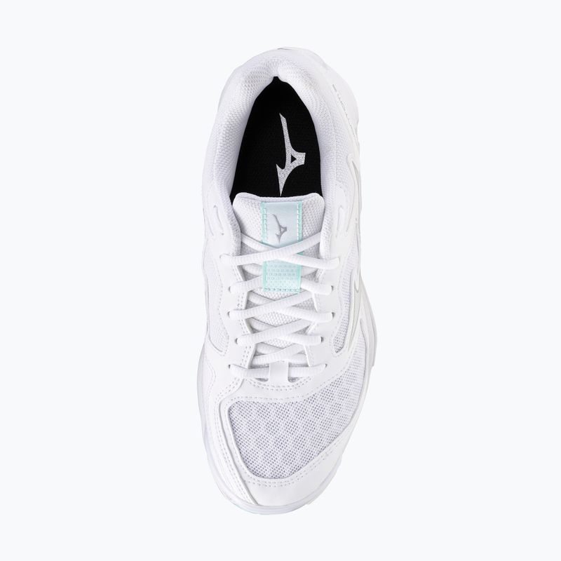 Women's handball shoes Mizuno Wave Phantom 3 white/blue tint 5