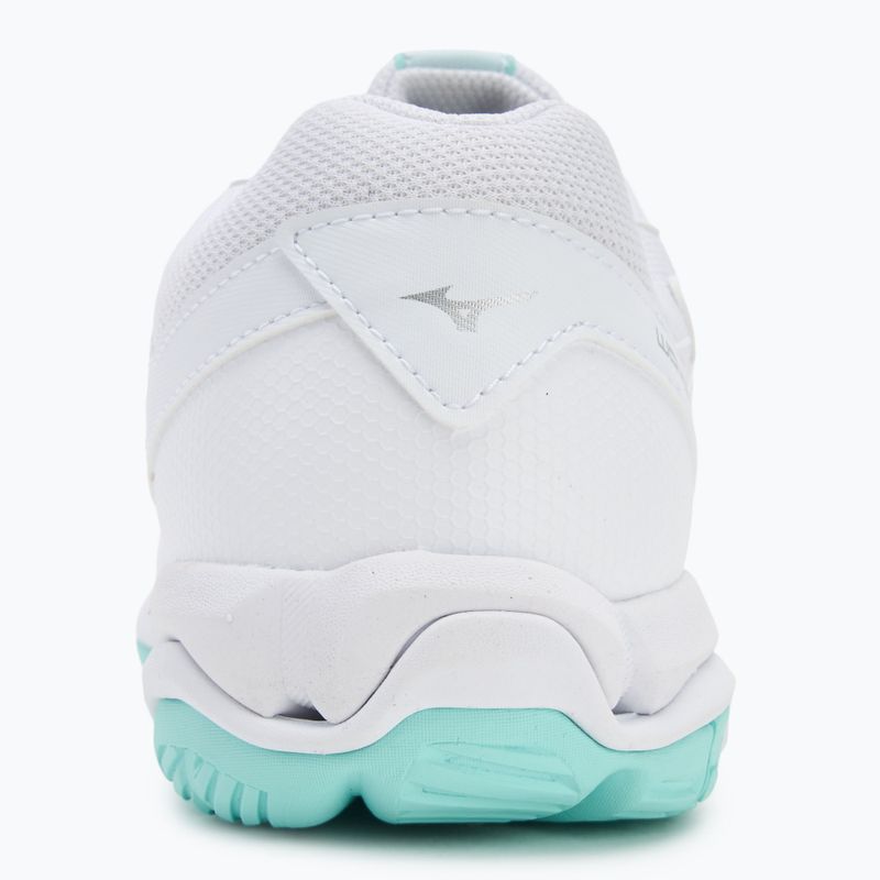 Women's handball shoes Mizuno Wave Phantom 3 white/blue tint 6