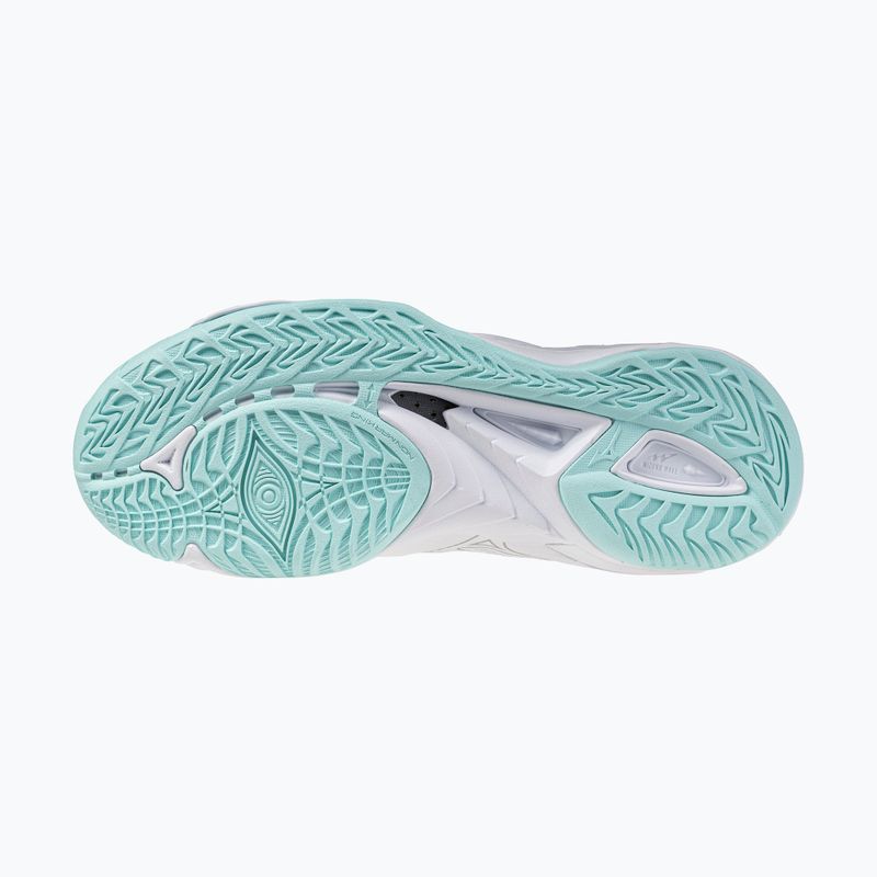 Women's handball shoes Mizuno Wave Mirage 5 white/blue tint 4