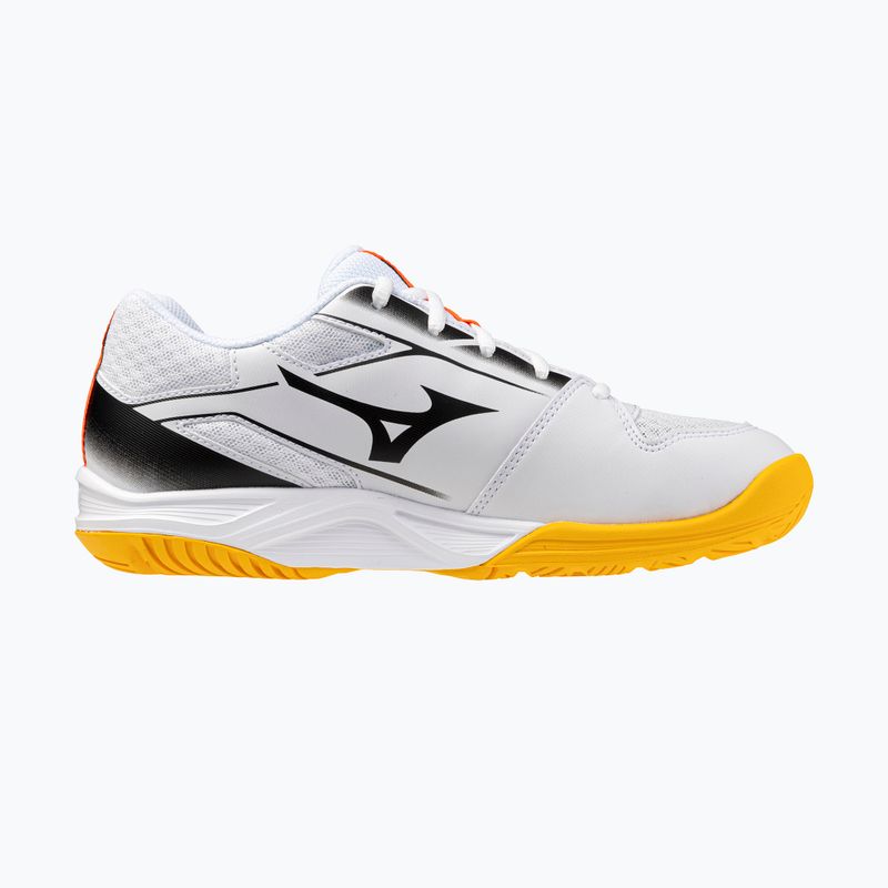 Mizuno Stealth Star 3 white/fiery coral 2/citrus children's shoes 2