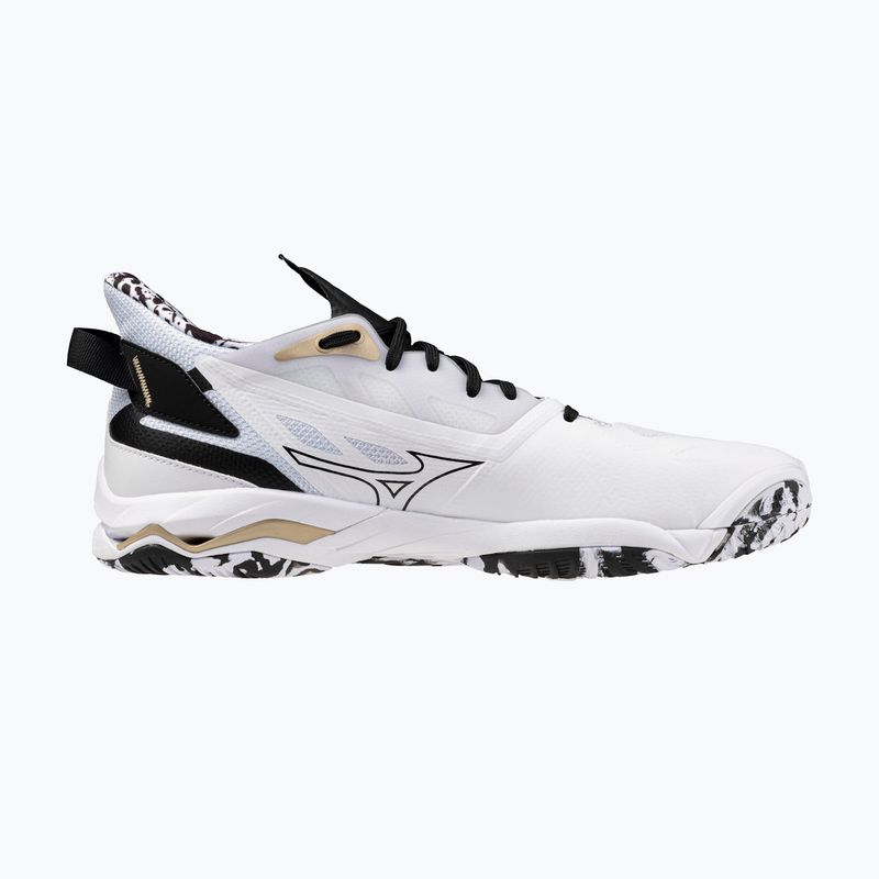 Handball shoes Mizuno Wave Mirage 5 white/black/ge gold 2