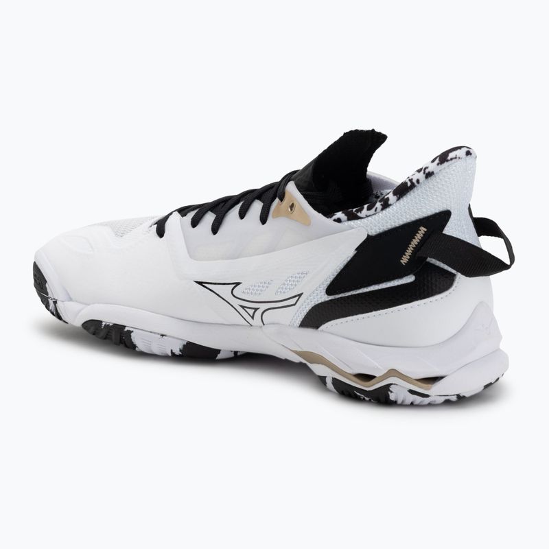 Handball shoes Mizuno Wave Mirage 5 white/black/ge gold 3