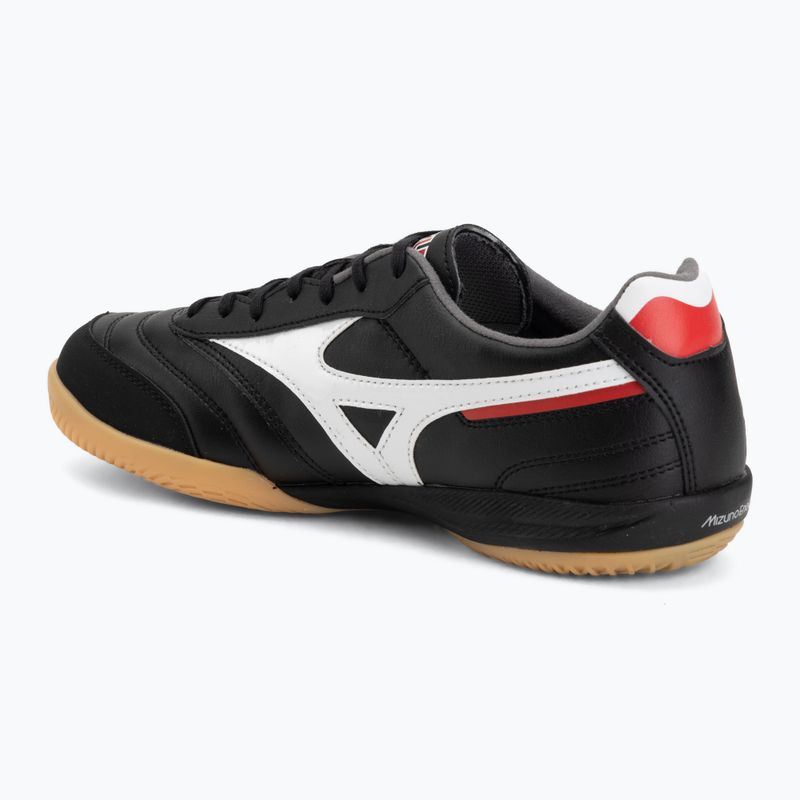 Football boots Mizuno Morelia Sala Pro IN black/white/chinese red 3