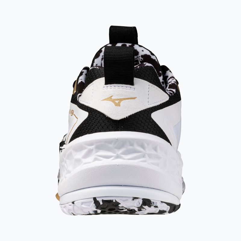 Handball shoes Mizuno Wave Stealth Neo 2 white/black/ge gold 3