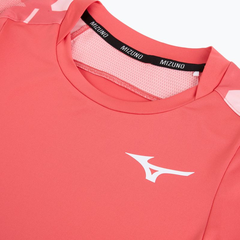 Women's tennis shirt Mizuno Daybreakers Printed calypso coral 3
