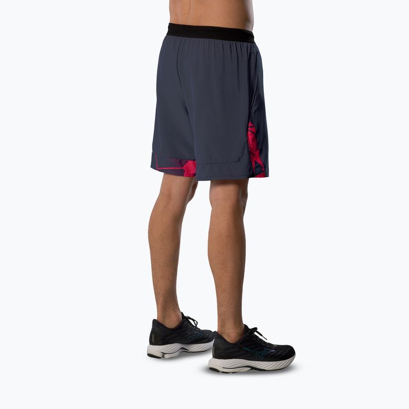 Men's Mizuno Daybreakers 8 In Amplify shorts odyssey gray 2